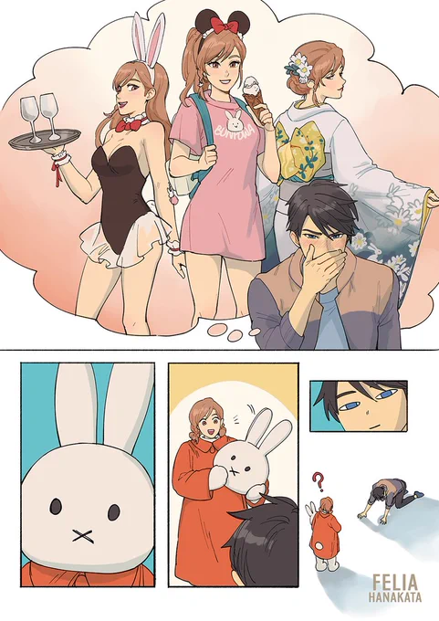 [oc] she said she's going to wear a "rabbit themed outfit" 🐰 
