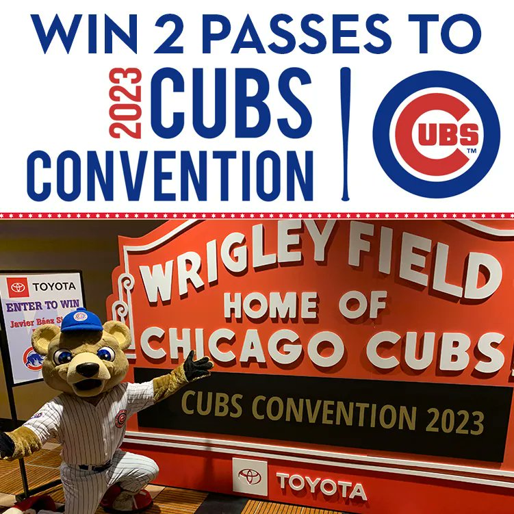 SBCubs's tweet image. WIN CUBS CON PASSES
Win a pair of passes to the 2023 Cubs Convention. Comment below with #SBCubsCon to enter.
Doesn't hurt to like and RT 🤷‍♂️
One winner will be announce between Facebook and Twitter on January 11. 
Good luck!
