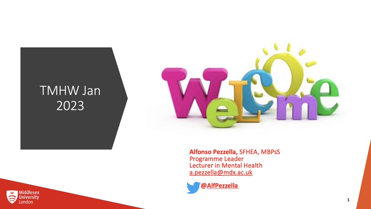 Alfonso Pezzella (@alfpezzella) on Twitter photo Welcoming my new cohort of Trainee Mental Health Workers to <a href="/MiddlesexUni/">Middlesex University</a> for their Postgraduate Diploma in #MentalHealth Practice Welcoming my new cohort of Trainee Mental Health Workers to <a href="/MiddlesexUni/">Middlesex University</a> for their Postgraduate Diploma in #MentalHealth Practice