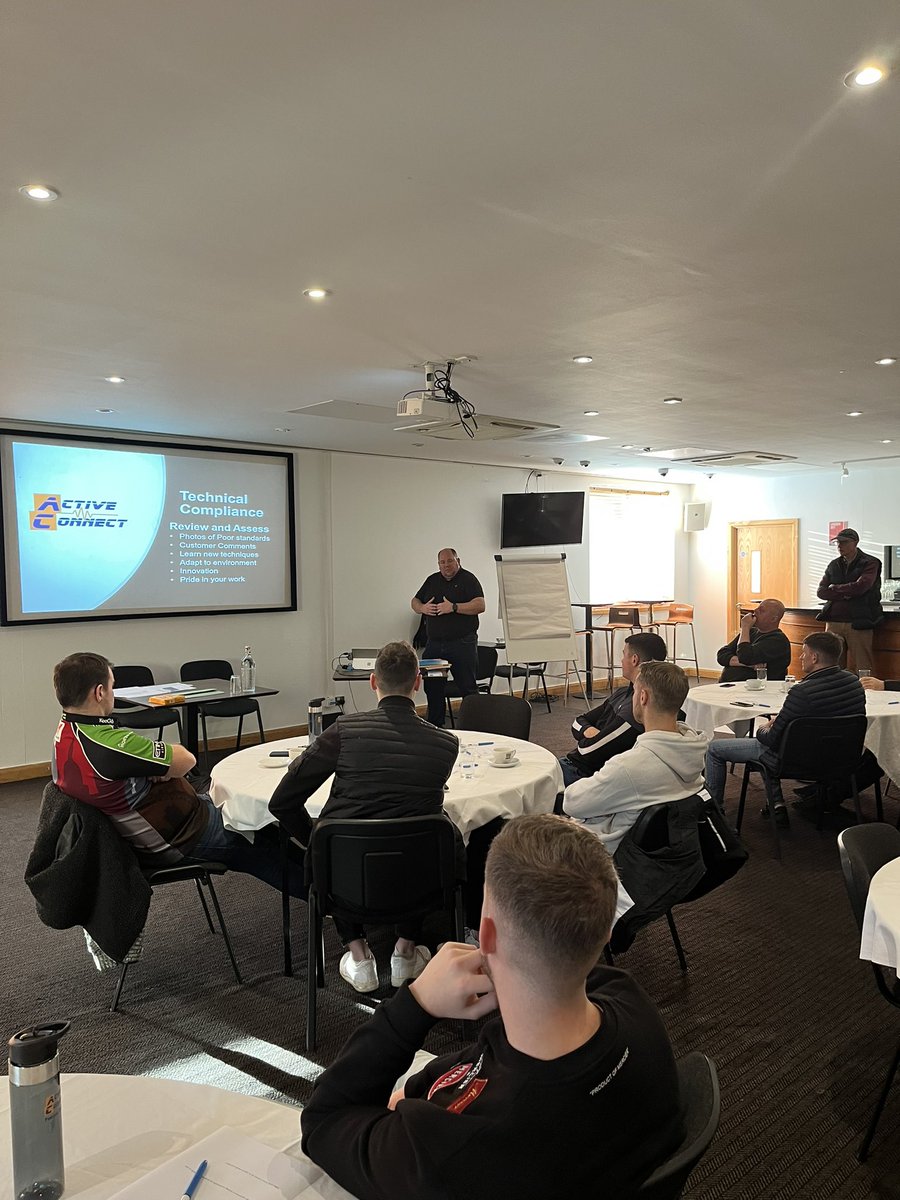 Active_Connect's tweet photo. Last week we held a successful Annual Review Team Meeting that covered important topics such as H&amp;S, Technical Compliance and Sustainability. Well done to all the winners of the various awards! #poweringsuccess #team https://t.co/kpq8f1bREK