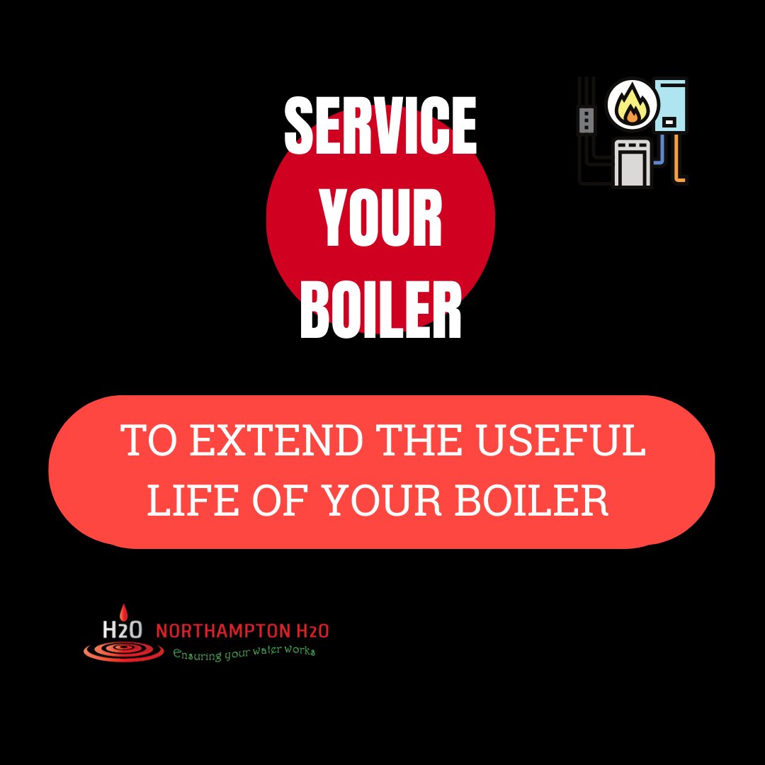 NorthamptonH2o's tweet photo. 🔥For boilers to work most efficiently and safely it's important to have them serviced annually. Our fully qualified gas safe registered engineers will service your boiler for you, and remind you when your boiler is due for servicing. 🛠️
#boilerservice #localplumbers #heatingtips https://t.co/OdtpIOF7wV
