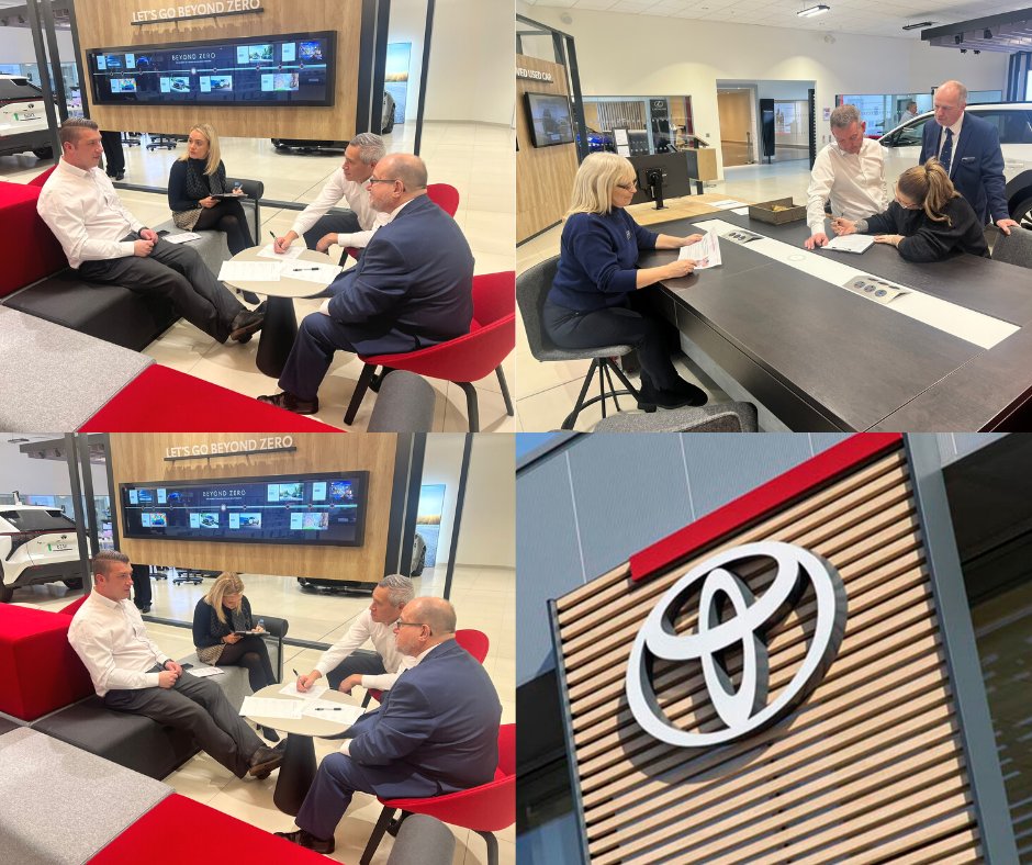 Our team at Wakefield visited the Toyota Academy last week to learn about the 2025 Toyota Retail Concept and prepare for their imminent refurbishment! 

Keep your eyes peeled for updates and sneak peeks of our new space...

#toyota #toyotaUK #RetailConcept #automotive
