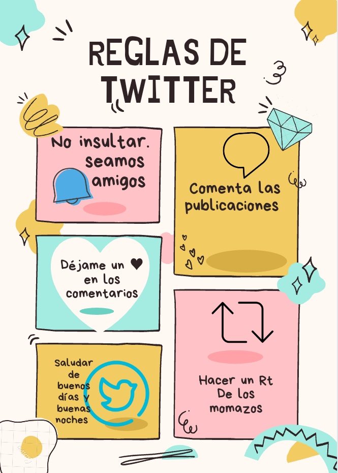 CandyVTs's tweet photo. •×• Reglas básicas,
de nuestro Twitter. •×•
-------------------------
 
Disfruta 🧡💛

#VtuberEsp #Vtlatam #VtuberArgentina https://t.co/y03hyEmpux