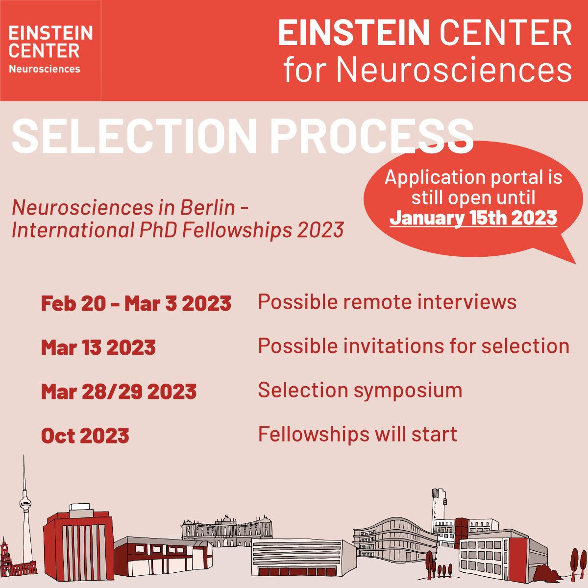 ECN #application portal is still open. Come to #Berlin & start a #PhD in #neurosciences! #phdchat #phdlife #PhDGermany @ChariteBerlin @MindaBrain @bccn_berlin @HumboldtUni #MedNeuro
application.ecn-berlin.de