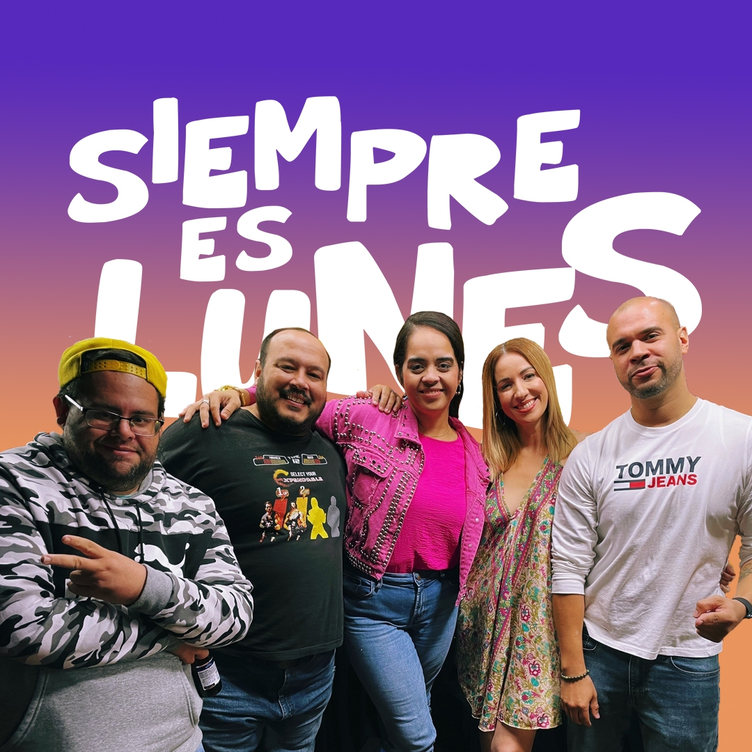 SiempreEsLunes_'s tweet image. Nuevo año, ¡NUEVO LUNES! Comienza de la mejor manera, vacilando el papelón nuestro de cada día con @Macetaminofen, Sol, @Guzabra, @ElGeorgeRiveraR y @YoSoyMrCalle. Auspiciado por #VitalFullOfLife, grabado en @GWCinco Studios, ¡Dale play! traffic.libsyn.com/siempreeslunes…