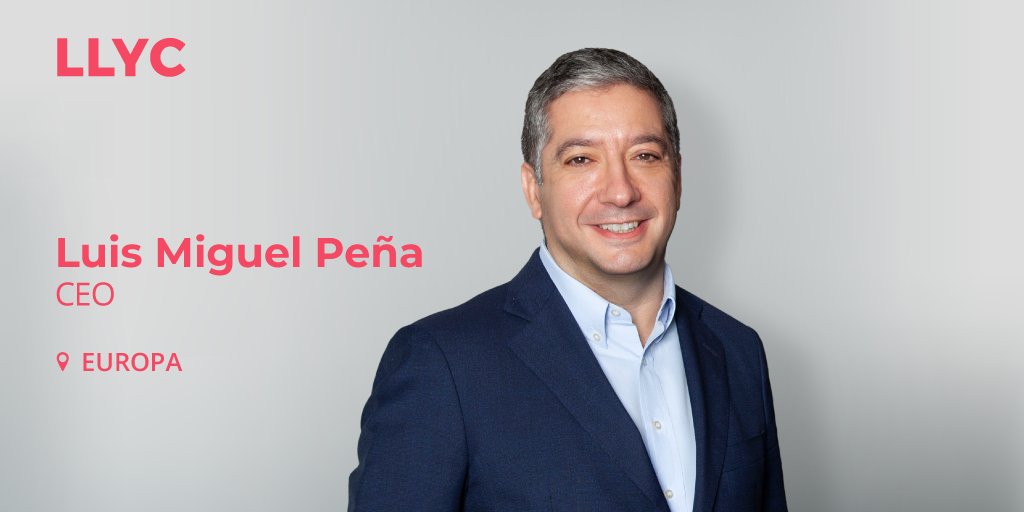 LLYC_Global's tweet photo. 📢@lumipeca asume el cargo de CEO Europa. Con una dilatada trayectoria profesional liderando operaciones y dirigiendo el negocio de la compañía en Región Andina. Además, estos dos últimos años ha sido el CTO de LLYC.
https://t.co/j9KzFkQWvo https://t.co/L3qVWziPbu