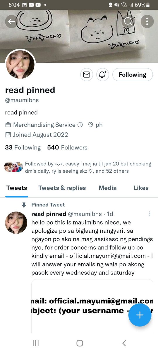kitkitkatkat13's tweet photo. Exposing @maumibns @jatmails 
DO NOT TRANSACT!
Irresponsible GOM, unresponsive, and lying to customers. 

This is an awareness thread DO NOT TRANSACT WITH @maumibns and @jatmails due to their irresponsible way of handling GOs
Gcash: LISA Torreda 09068371504 https://t.co/MlfUCVfDIv