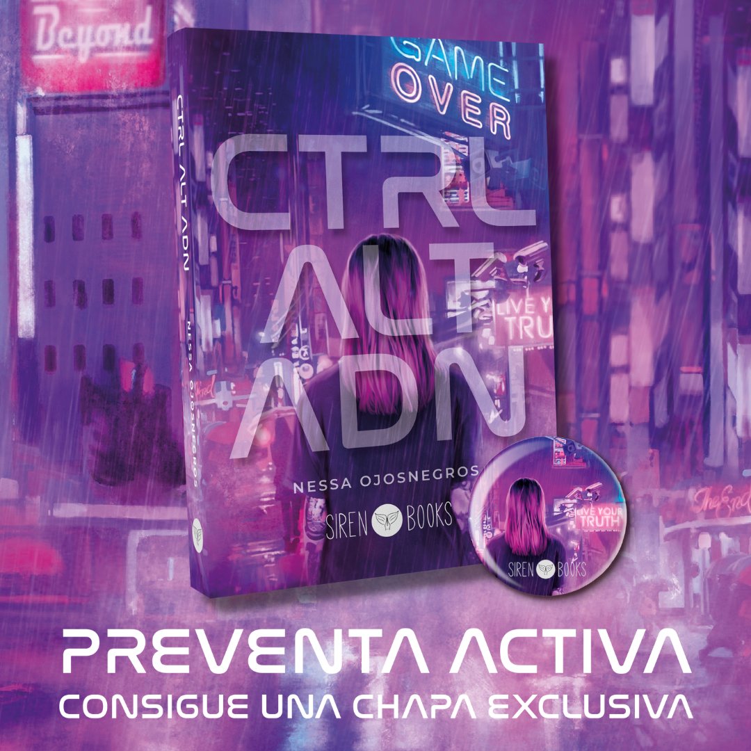 sirenbooksed's tweet photo. 🔴 Hasta el 22/01 podéis reservar «CTRL ALT ADN» de Nessa Ojosnegros (@nxturbatman) 💜 

La preventa incluye una chapa exclusiva (unidades limitadas) 💜

🛒 https://t.co/xb7MxcHqRo https://t.co/KPBRuJvvsp