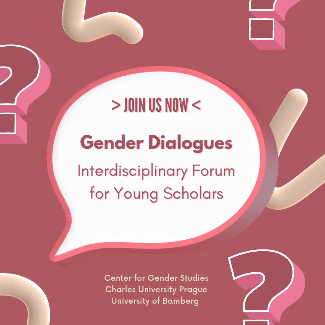burger_magda's tweet photo. ‼️ PhD students wanted‼️
Join our new interdisciplinary forum #GenderDialogues (joint project of Center for Gender Studies @UniKarlova & @uni_bamberg_of)
👉 Apply until 31.01.2023
👉 First meeting: 23.02.2023, 4pm (Zoom)
👉 More information: https://t.co/ekpfKh8xcP https://t.co/cGHivbU9V9
