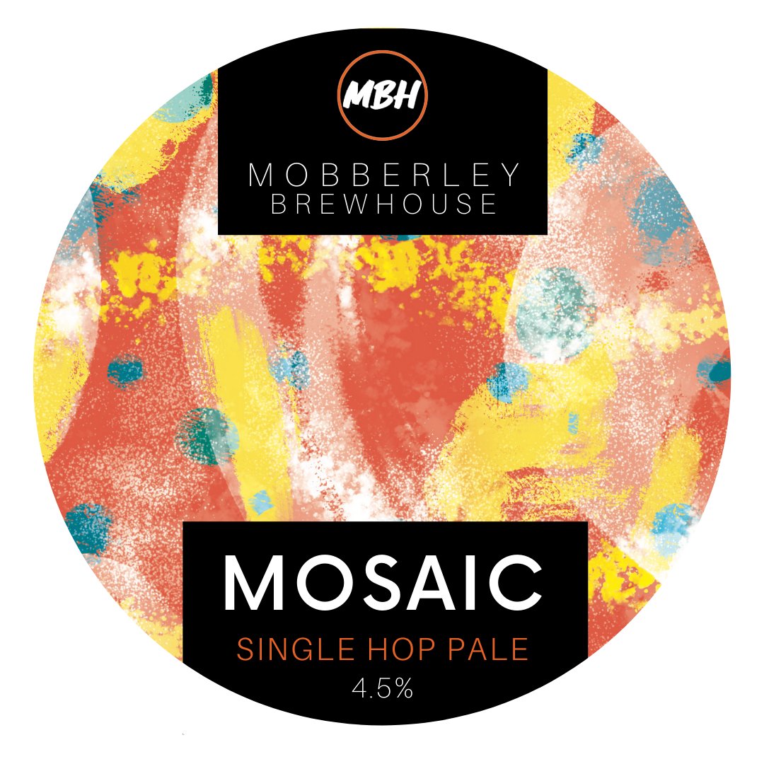 Seasonal cask for January is this Single Hop Pale hopped with Mosaic