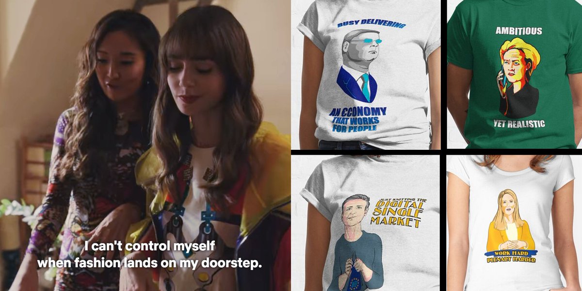 meme_ec's tweet photo. Some critics pointed out #EmilyInBrussels is just a smart product placement operation. Is it true? Visit our shop to find out!
https://t.co/iy6JrCjgFH https://t.co/kzswjiHQcM