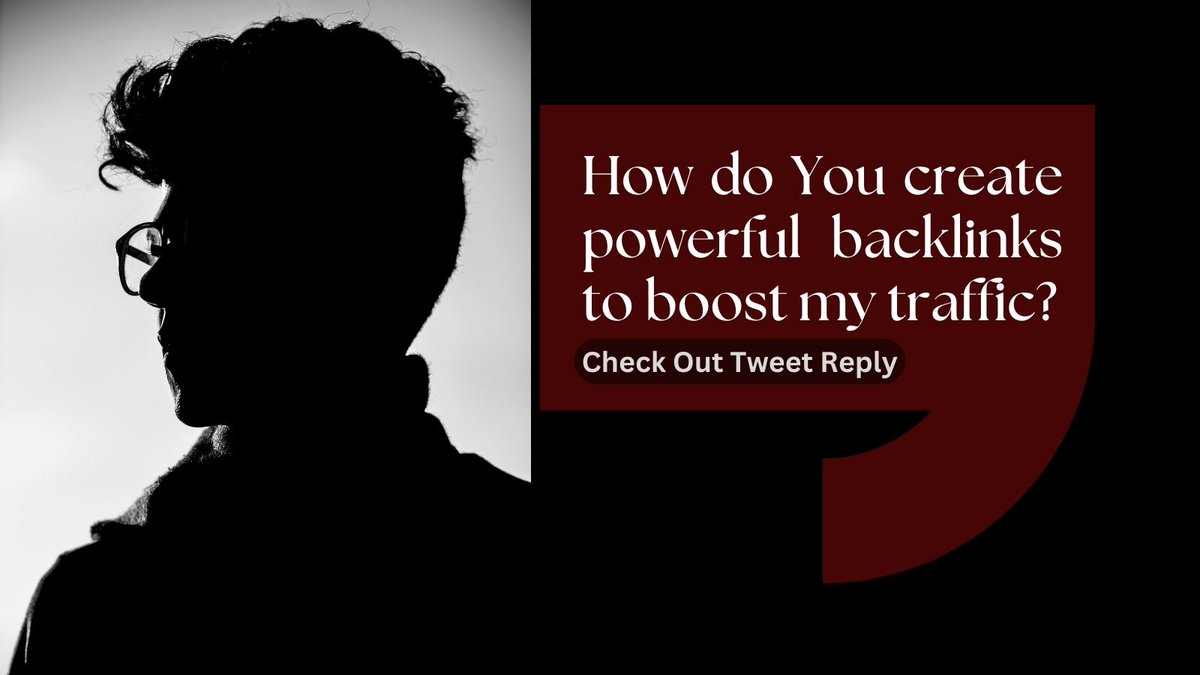 Mahbubu43844167's tweet photo. How do You create powerful backlinks to boost my traffic?
#How #create #powerful #backlinks #boost #traffic
#createbacklinks #boosttraffic #highquality #content #informative #onlinecommunities #online #communities #buildrelationships #professionals
#guestposting #Guest #posting https://t.co/LbME1Sfpyt