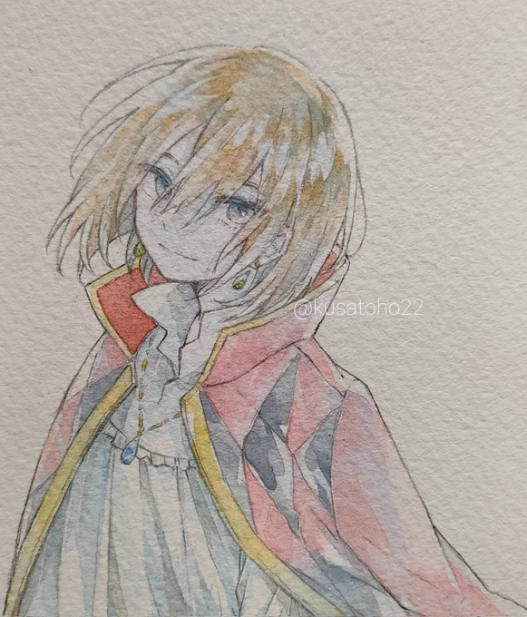 ハウル録画観ました黒髪ハウルも捨てがたい…描きたい 