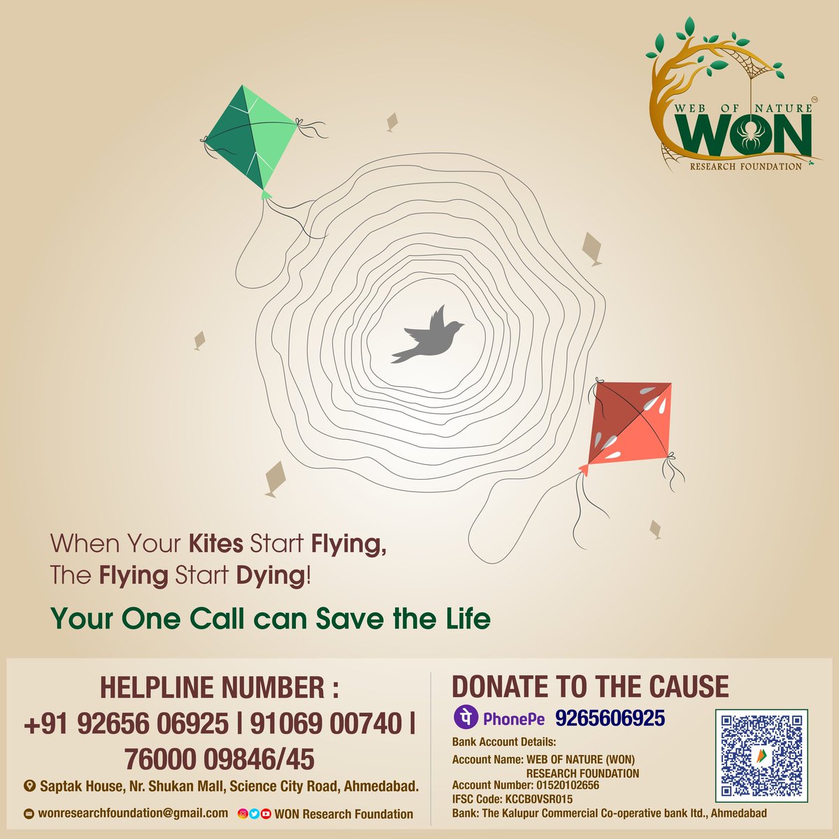 won_rf's tweet photo. Your one call can save the life of innocent birds.
@GujForestDept @IndiAves @GujScienceCity #KarunaAbhiyan2023 @WWF @narottamsahoo https://t.co/b46JMBMZVl