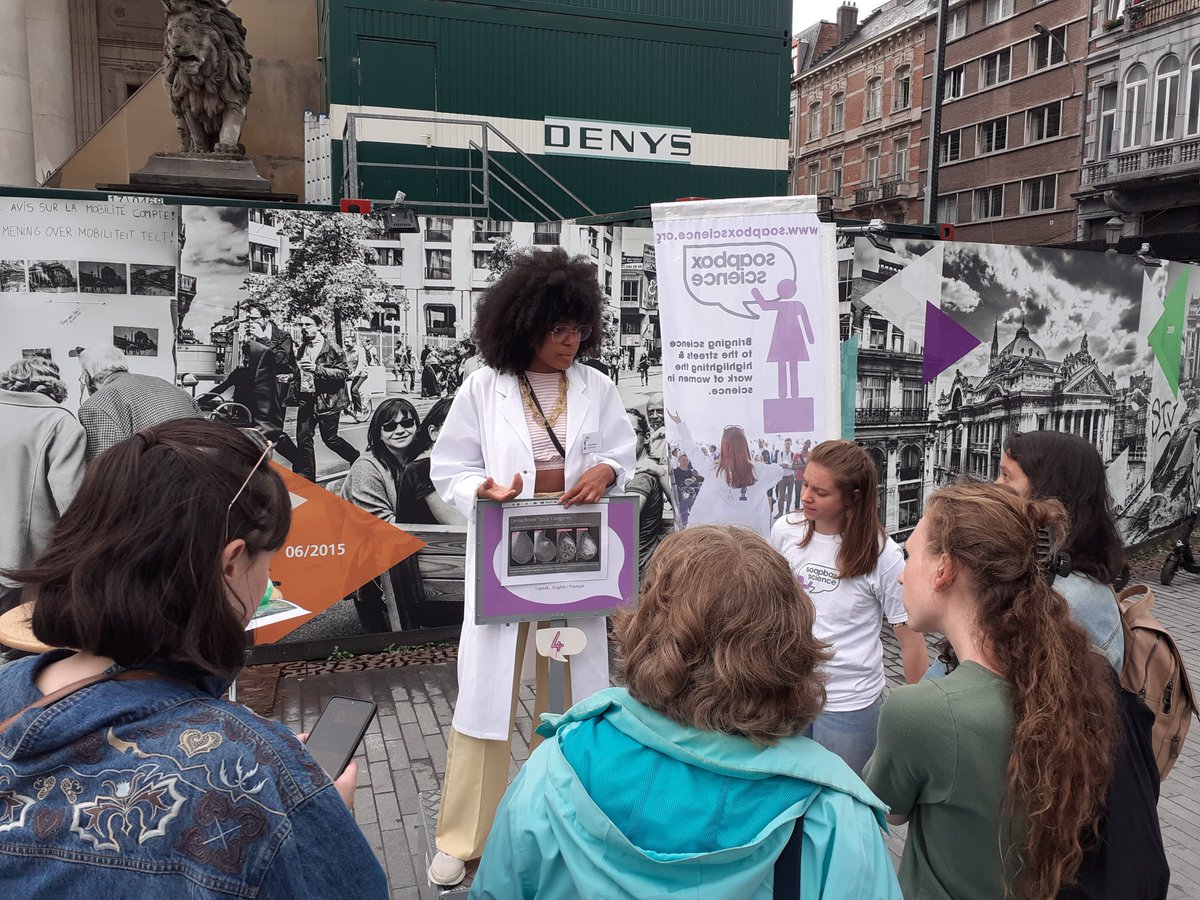 Are you a woman working in a scientific field that is important to you? Do you want your research to have an impact on the world? Do you want people to know about it and understand it? We suggest you apply for #SoapboxScienceBrussels 😉 at soapboxscience.org #SciComm