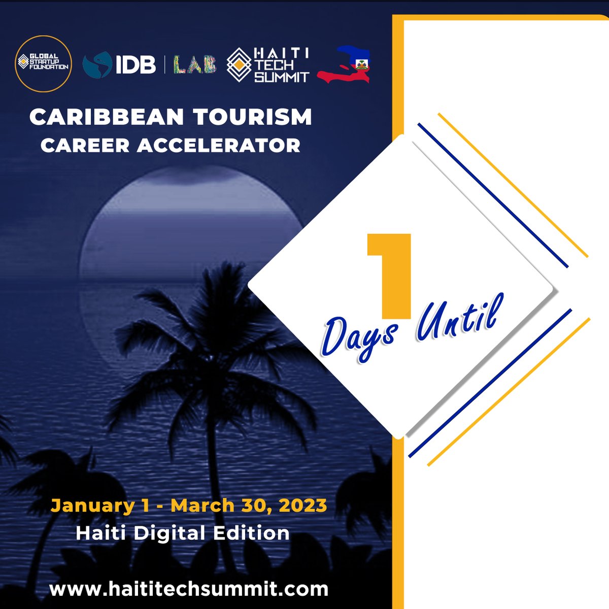 Join us, as we kick off the 2nd Annual Caribbean Tourism Career Accelerator (Haiti Edition) a multi-week training and internship program!
#caribbeantourismaccelerator