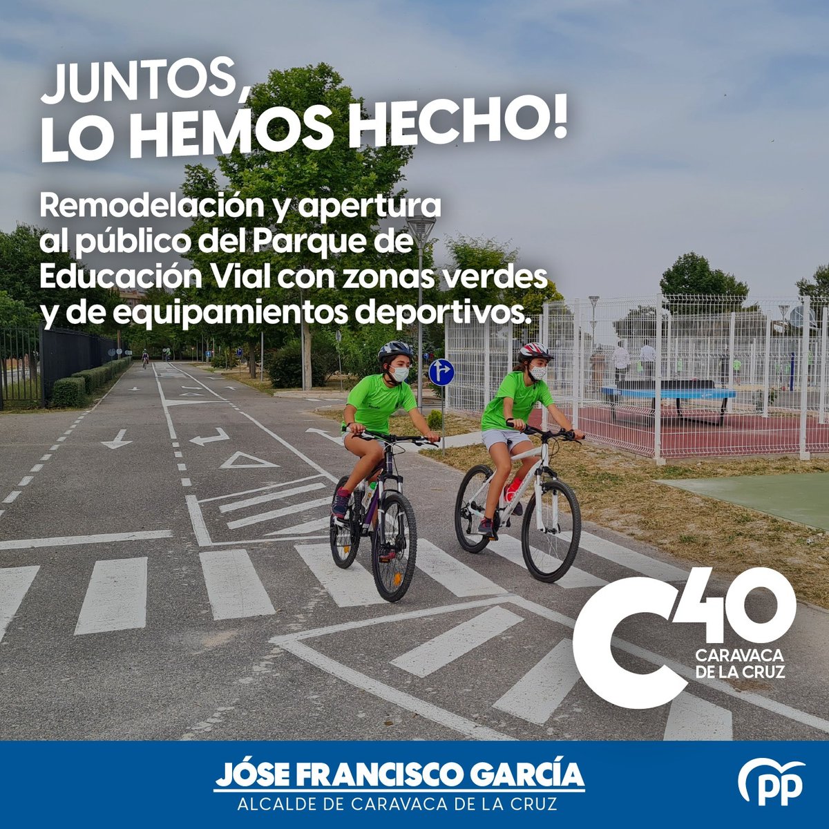 ppcaravaca's tweet photo. Hemos trabajado en la recuperación de espacios públicos que se encontraban en estado de abandono para abrirlos al público y permitir su uso y disfrute entre los más jóvenes. https://t.co/slfb3kWz1h
