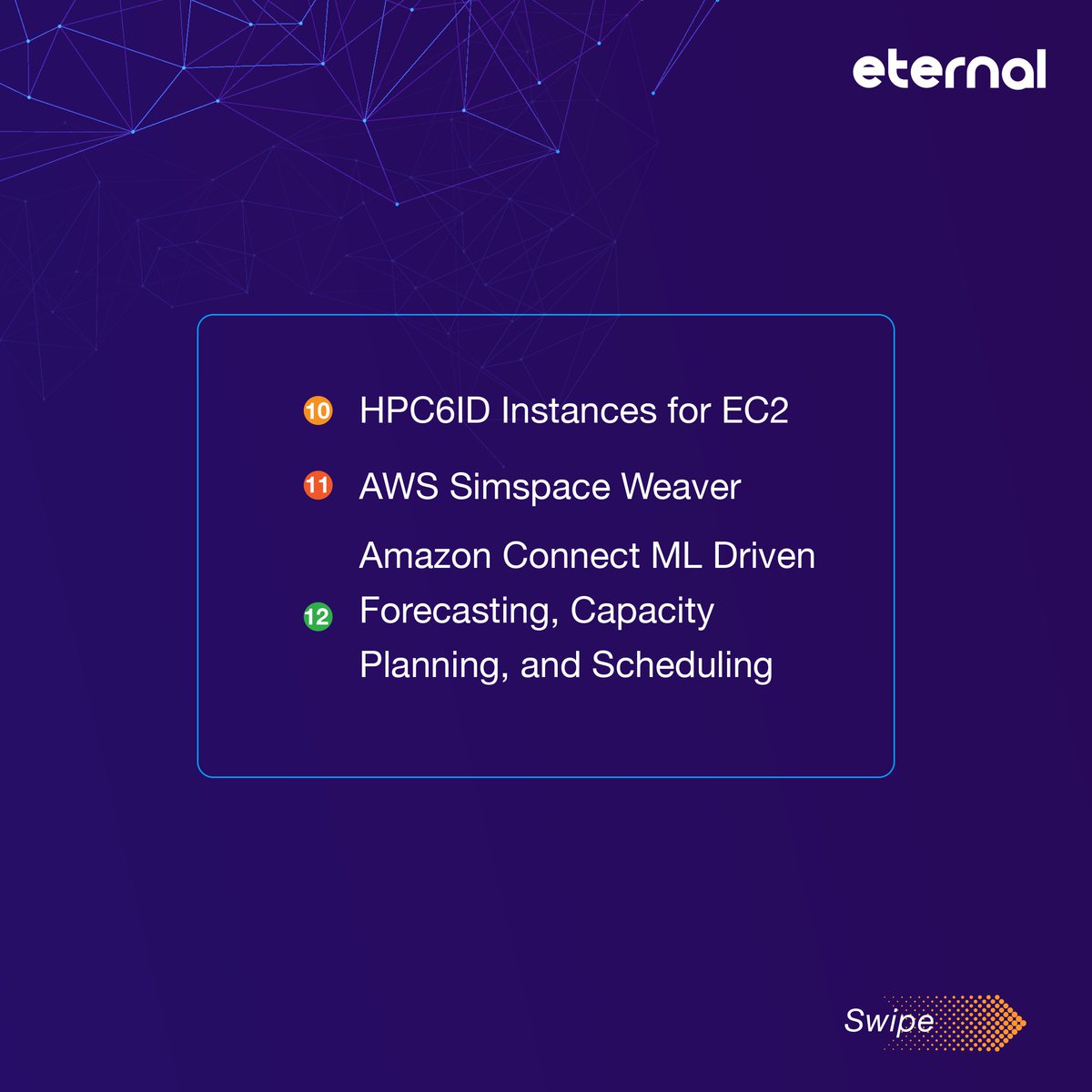 EternalSoft's tweet photo. .@aselipsky has unveiled a comprehensive list of 17 new services to enable #customers to take advantage of the latest #technology in 2023!

#AWS https://t.co/kGRbNBEelX