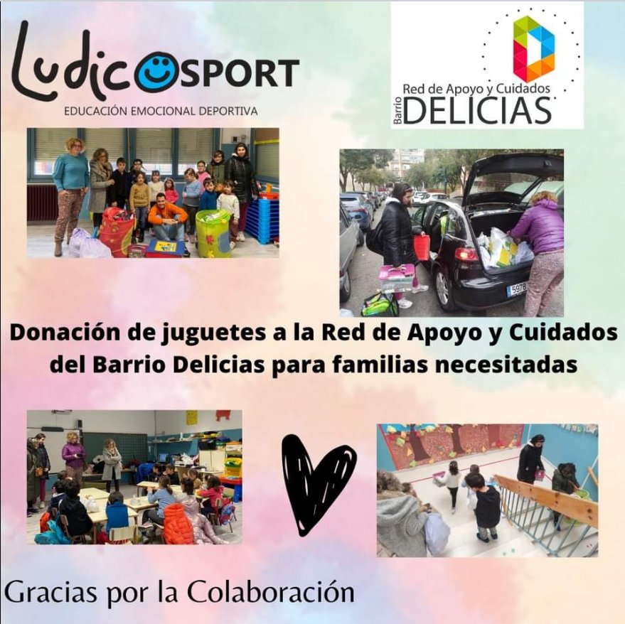 Estamos muy contentas por la gran acogida que tuvimos en las colonias navideñas en el <a href="/CeipMonsalud/">CEIP MONSALUD</a> con <a href="/ludicosport/">Ludicosport</a> a los que queremos darles las gracias por su invitación y recogida de juguetes. Les explicamos a los niños y niñas nuestra labor y aportación en el barrio.