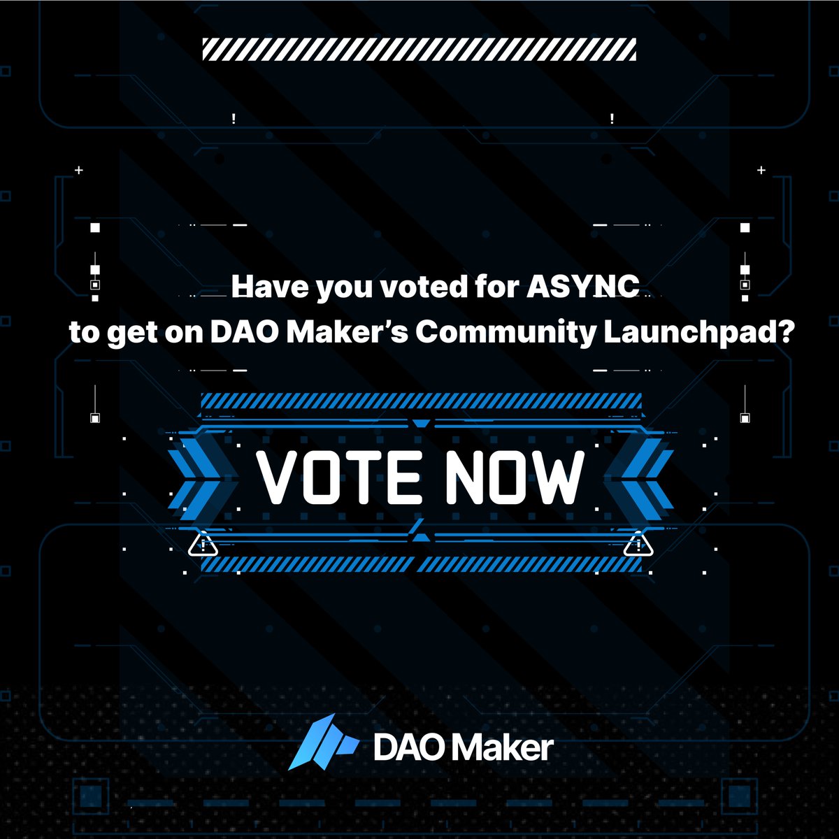 thefutureofwork's tweet photo. Time is running out to cast your vote for Async Network on @TheDaoMaker's Launchpad! 🚀
Your support can make all the difference in helping us take the next step✅
Don't miss out on this exciting opportunity – cast your vote now!🤟🏻
#asyncnetwork #daomaker #community #opensource https://t.co/UC2QSIAyPQ