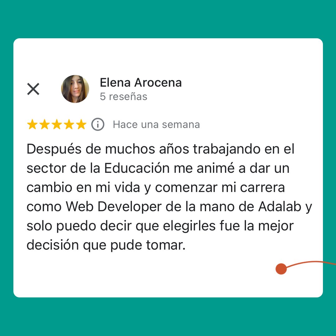 Adalab_Digital's tweet photo. 🚀 Caminamos #juntas para impulsar tu carrera en el sector tecnológico.
🦾 Nuestro equipo humano formado por #docentes, #coaches y #mentoras te acompaña y orienta desde el primer momento hasta que consigas tu primer #empleo como #ProgramadoraWeb o #AnalistaDeDatos. https://t.co/4nb9CDTH0p