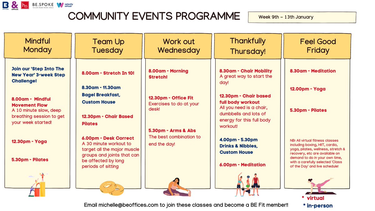 Need to find some Monday Motivation? 

We’re inviting clients and staff to step into the New Year with our 3 week challenge! Walk 12,000 steps a day to win a prize! 

 #motivation #community