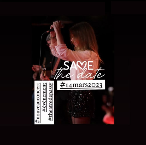 concertaparis's tweet photo. @stephaniesandoz revient au @theatredepassy le 14 mars 2023 pour un nouveau concert pop-rock accompagnée de musiciens de haut vol et d'invités d'un soir

⏰Mis en vente le 9 janvier 2023 à 16h
ℹ️ https://t.co/0hTCPv8lo9 https://t.co/aoFfClfxeo