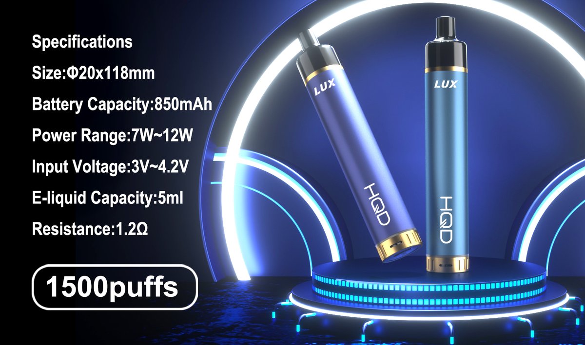 HQD LUX brings you a luxury experience.😊

#hqdtech #china #vapewholesaler #vapesupplier #ecig #electroniccigarette #vapeshop #vapestore #vaping #eclouding #ecigz #vapes #Europe #Germany #France #UK #atomization #factoryprice