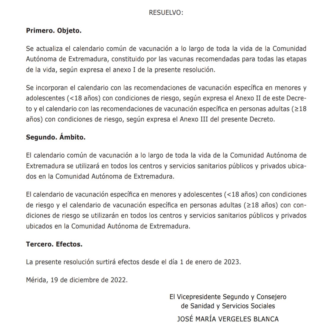silviamajano's tweet photo. Señor @jvergelesb en los centros de salud nos están diciendo a las familias que la aplicación de Bexero  es solo para los nacidos a partir del 1/1/23. Esto contraviene lo publicado en el DOE 19/12/22 y que usted firma. ¿Porqué los protocolos de vacunación no se están aplicando? https://t.co/oFK9VCtY9B