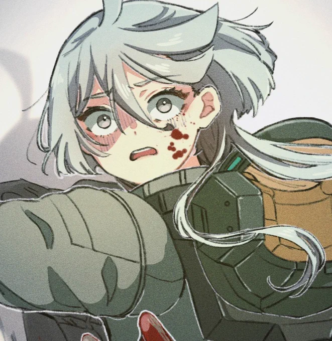 水星の魔女第1クール最終回お疲れさまでしたありがとうイラスト ←視聴前 視聴後→