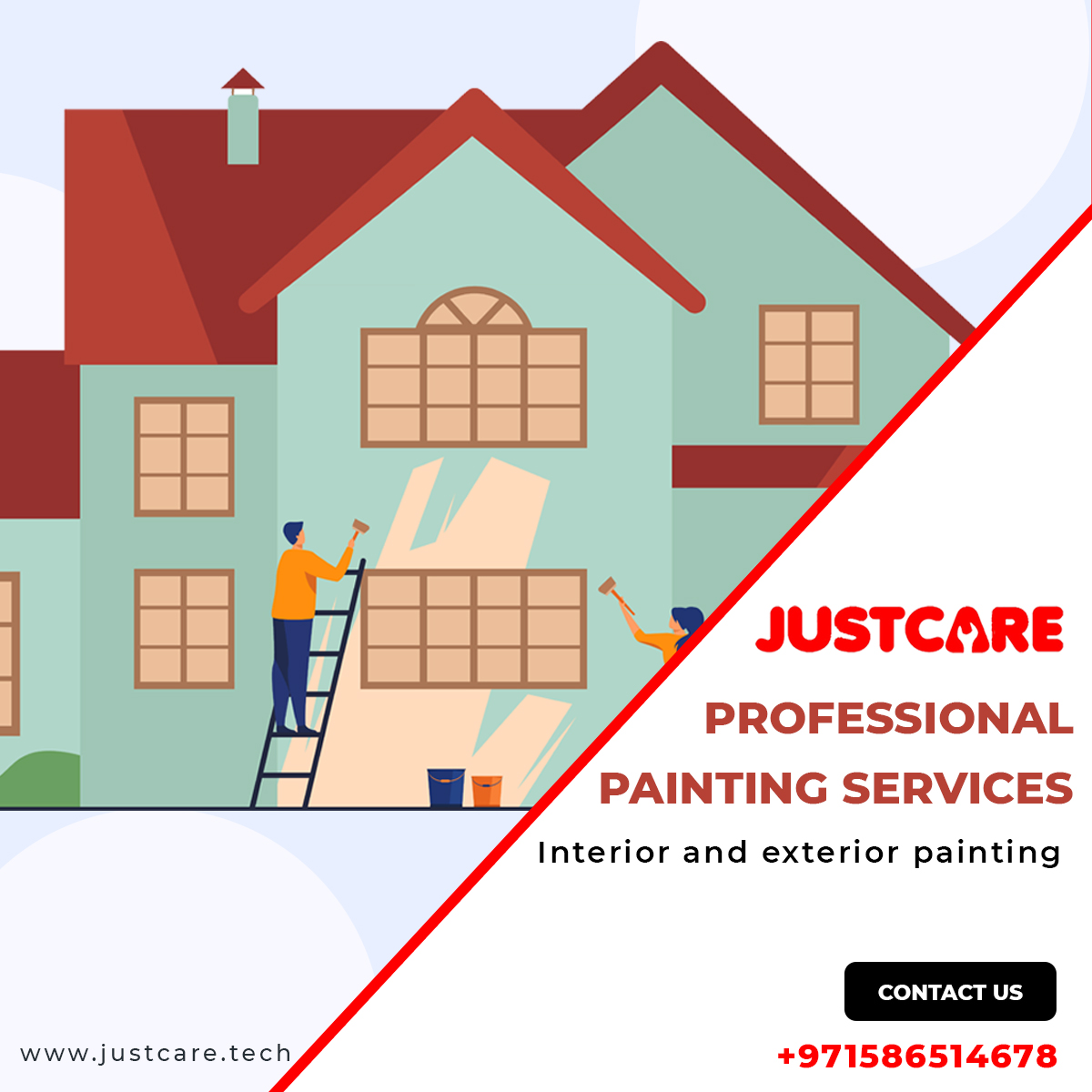 justcarellc's tweet photo. Best Wall Painting Services in Dubai By @justcarellc 

From helping you choose the right colors to using only the highest quality paints, we guarantee a beautiful finish.

☎0586514678
🌐https://t.co/EZEdNhcGDj

#wallpaintingservicesindubai #interiorpaintingservicesindubai https://t.co/ReyVc07CxU