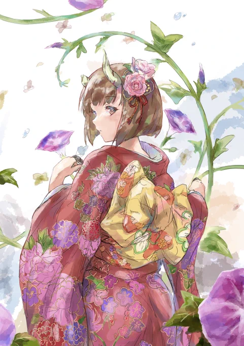 遅くなってしまいましたが新年あけましておめでとうございます本年もよろしくお願い致します。振り袖エリコ#プリコネR 