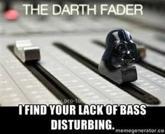 Here’s one for the #soundtechs!

#apoapromotionsandartisticcollections #AppreciationOfArtistry #apoapromotions #apoaartistic #apoa #AOA #AOAAudio #audio #soundtech #productionteam #fader #darthvader #bass #audiotech #memesonmonday