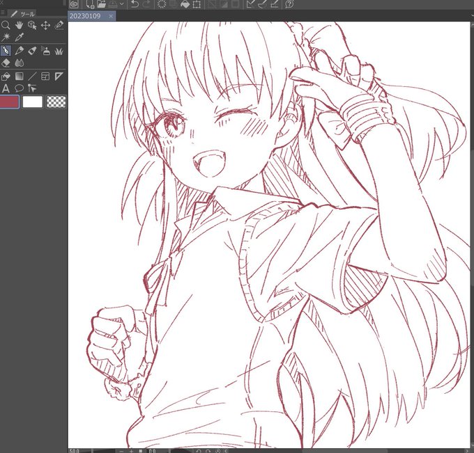 日が暮れちゃった
左右のバランスがむずかしい 