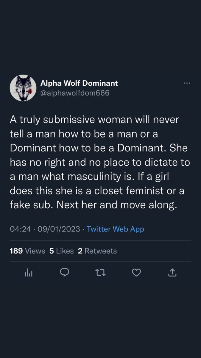 Curious_Gntlman's tweet photo. Unfortunately fuckwits like this still exist and think we want to hear there bullshit. “Alpha”. Is a label I detest. Mostly an excuse to be a giant fucking douche canoe. Probablyanother Andrew Tate dick rider. 🙄🙄🙄 #fuckwit https://t.co/vfxo8wzkQG