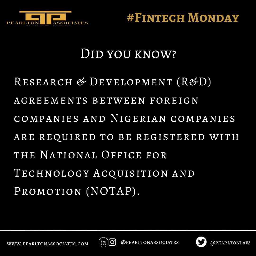 Pearltonlaw's tweet image. #fintechmonday #legalfintech #lawfirminnigeria #pearltonassociates #FinTechNews #fintechstartup #TrendingNow