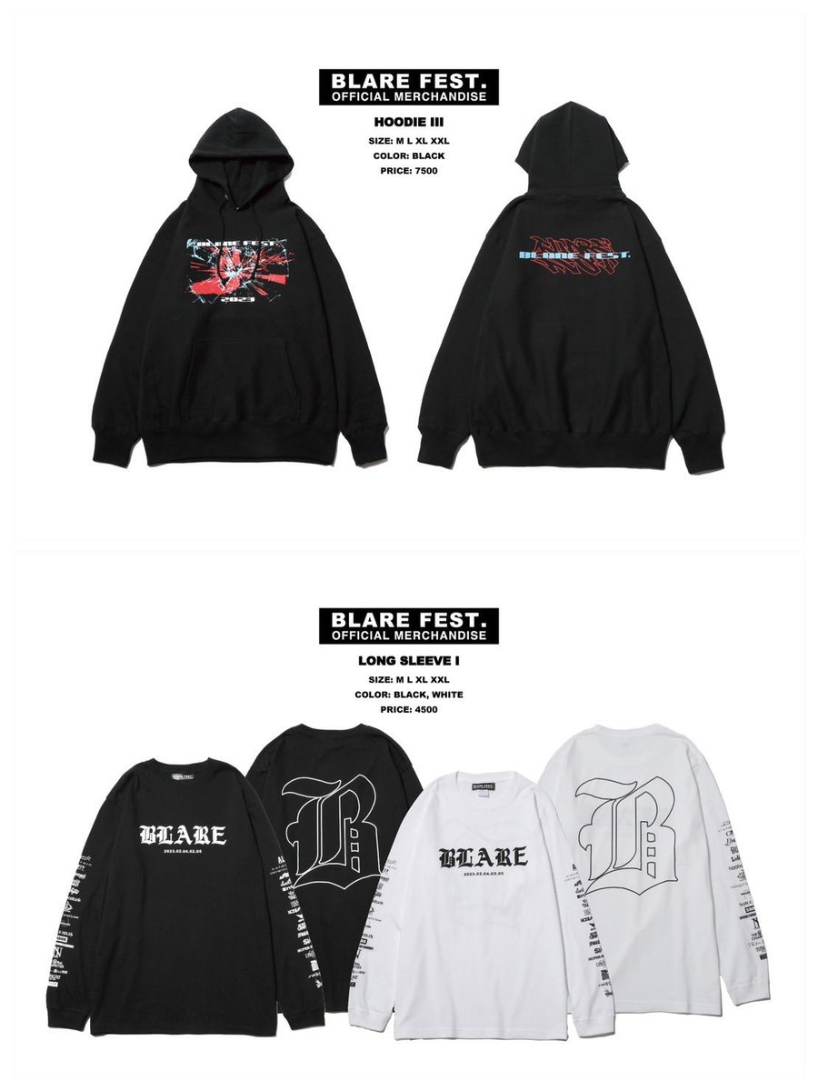 coldrain_jp's tweet photo. #BLAREFEST2023 &amp; #coldrain 新グッズ
会場受取販売受付中！

受付はこちらから！
https://t.co/M0MTTdlzcx https://t.co/ZZtYQ24p4S