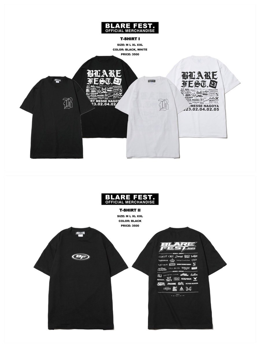 coldrain_jp's tweet photo. #BLAREFEST2023 &amp; #coldrain 新グッズ
会場受取販売受付中！

受付はこちらから！
https://t.co/M0MTTdlzcx https://t.co/rq07CuFz31
