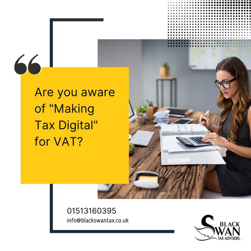 Are you aware of ‘Making Tax Digital' for VAT?
It applies to companies, as well as sole traders and partnerships. 
If you need help with making tax digital, get in touch today.
#MakingTaxDigital #VATRegistered