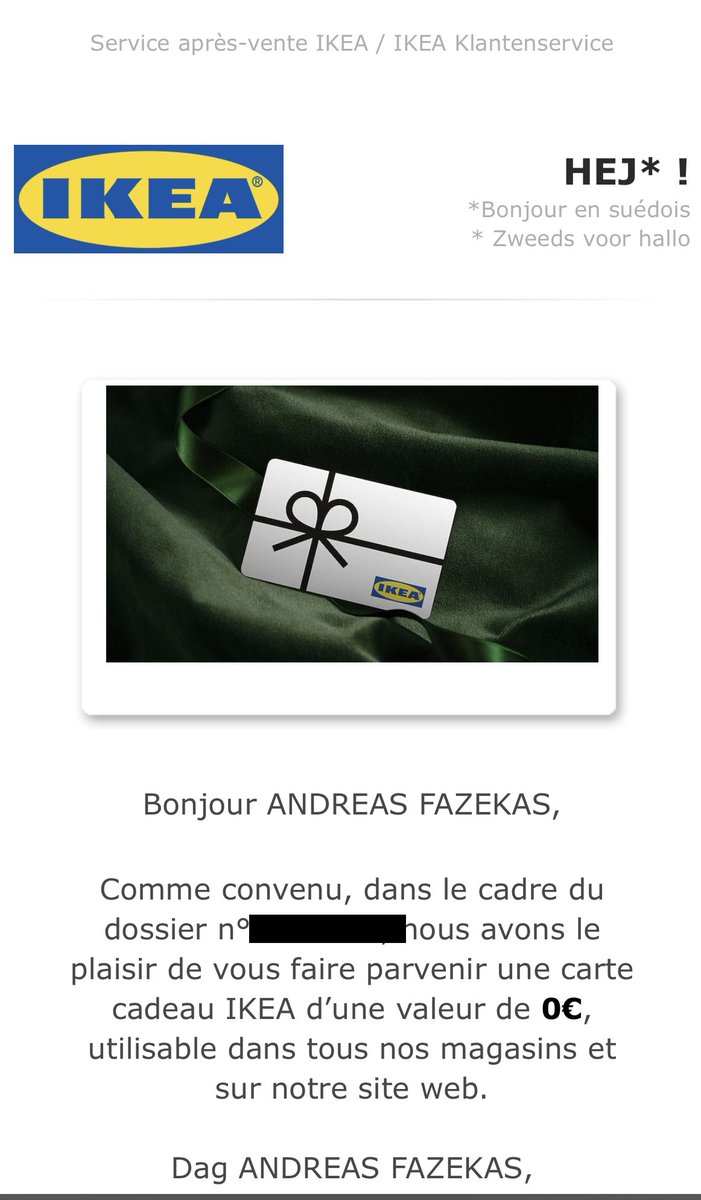 This is either the worst scam or the worst discount offer I’ve ever received 😬 <a href="/IKEA/">IKEA</a>