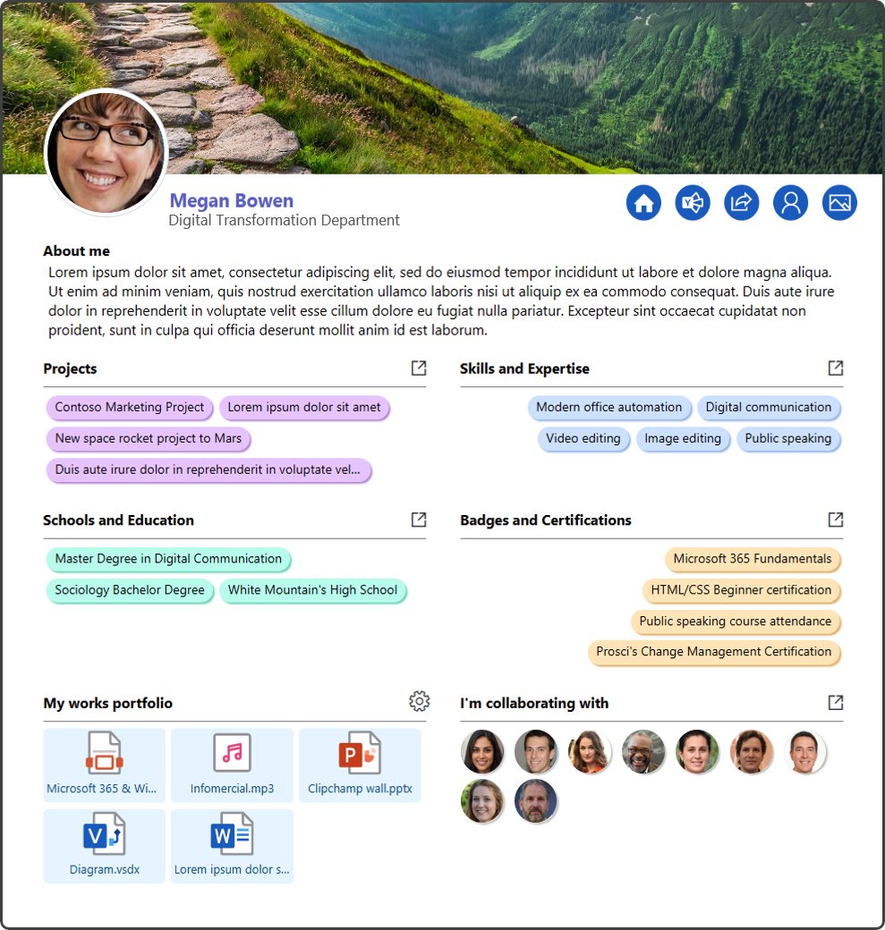 Sample view formatting to create a fantastic internal CV