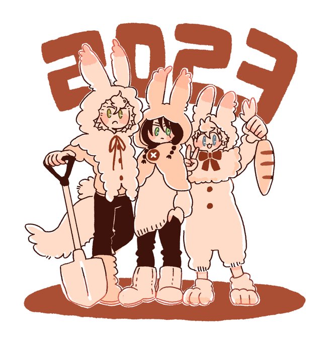 「rabbit costume standing」 illustration images(Latest)