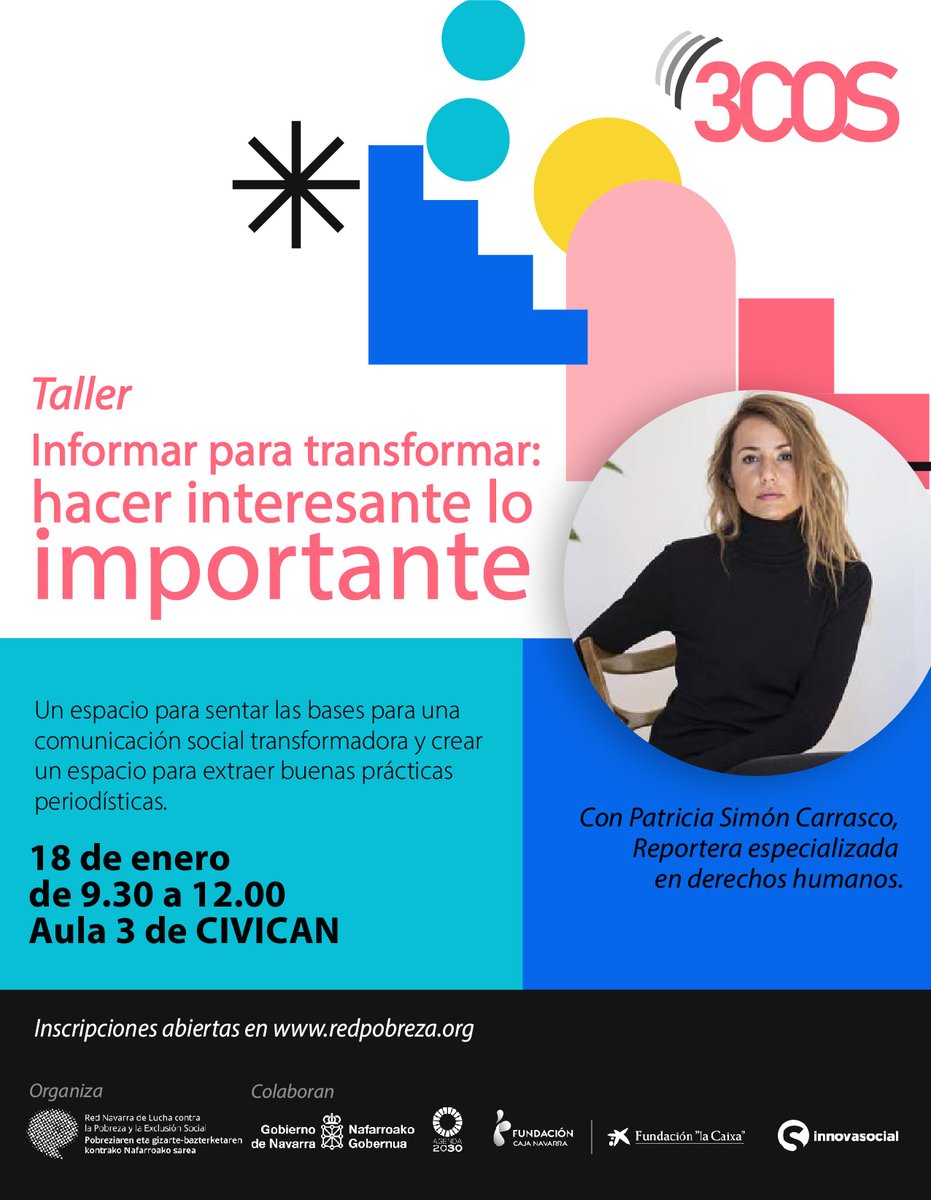 redpobreza's tweet photo. Un taller para sentar las bases para una comunicación social transformadora y, por otro lado, crear un espacio para extraer buenas prácticas periodísticas y comunicativas, contando con vuestra experiencia.
#ComunicarTransforma 🧶👇 https://t.co/kDWxMPqZRL
