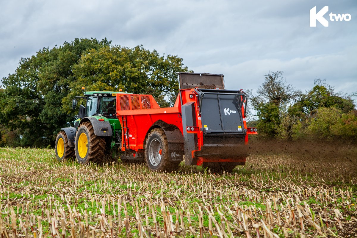 Our Bio range of twin horizontal beater rear discharge muck spreaders are designed with the most accurate of applications in mind. 

Capable of spreading a wide range of materials, the perfect choice when spreading higher value manures.

Find out more: ktwo.co.uk/bio/