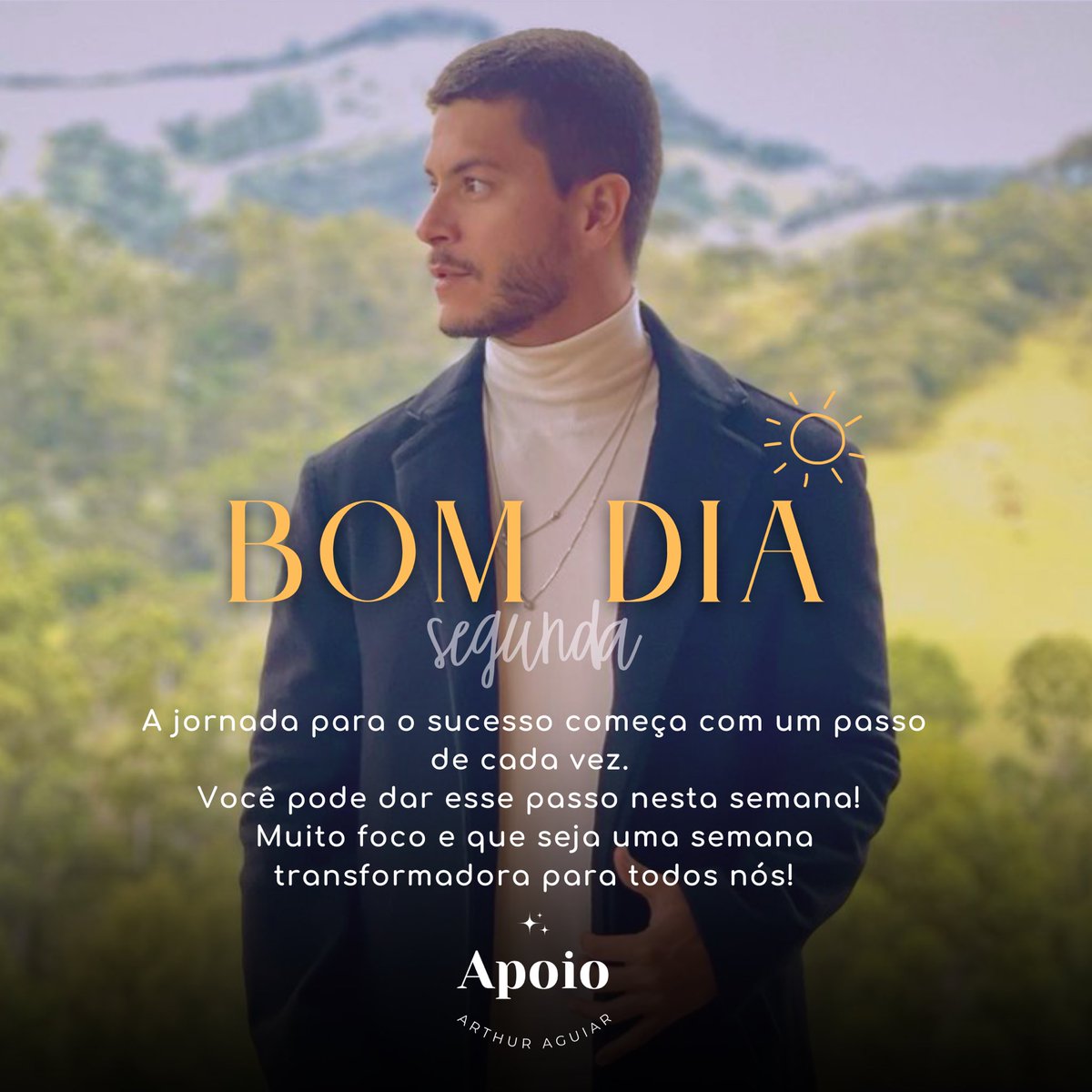 ApoioAA's tweet photo. . Dica para a segunda-feira: acorde com um sorriso no rosto e motivação no coração. Foque em todas as suas bênçãos e pratique a gratidão. Desejamos um bom início de semana pra você 🤍🙏🏼 https://t.co/xdQFOT8zuu