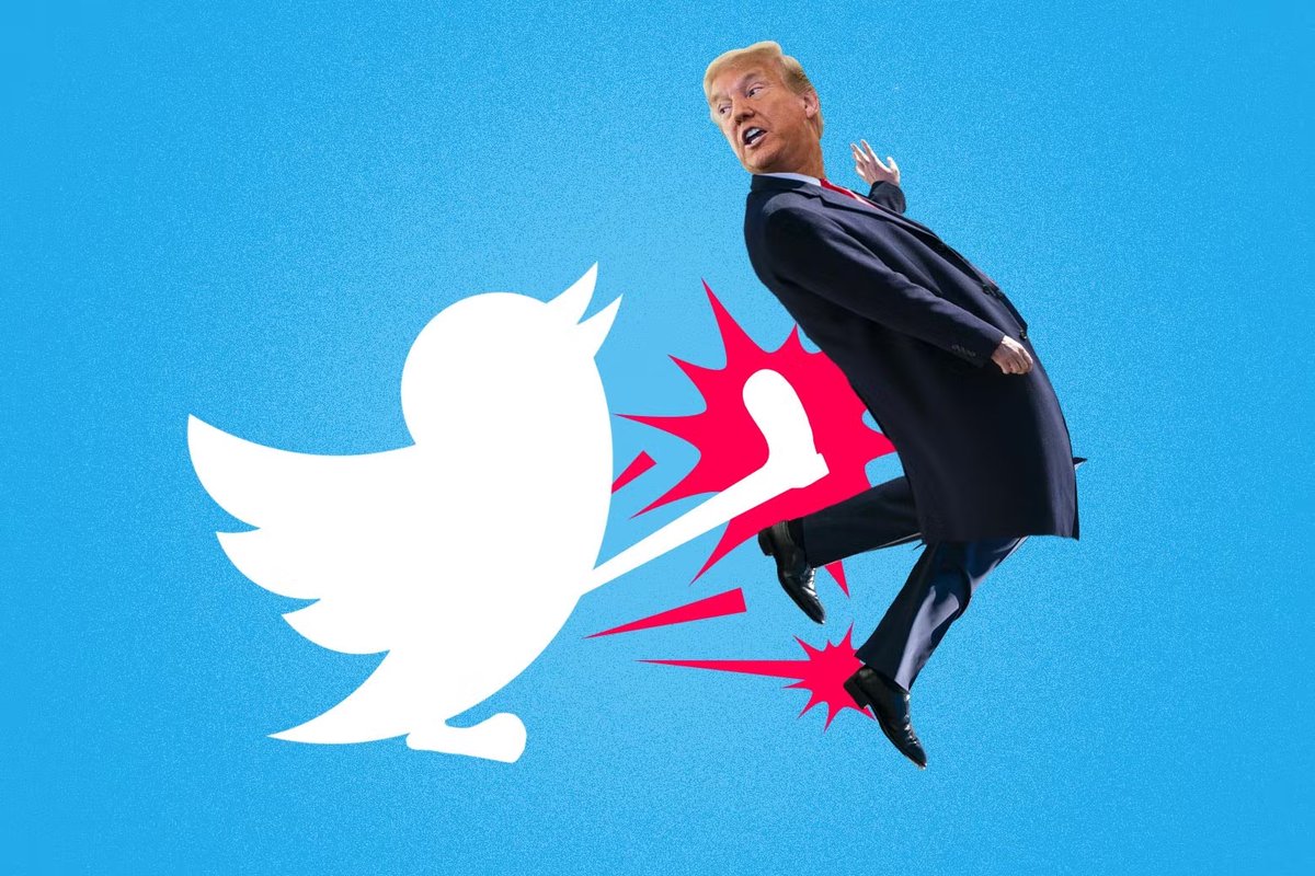 AndreHouang's tweet photo. Em resposta à invasão do capitólio em 06.01, Trump sofreu o que ficou conhecido como “Great Deplatforming”. Twitter, Facebook, Instagram, Snapchat, Telegram, PayPal, Apple, Amazon, TikTok, Reddit, Twitch,Bumble,Tinder e + adotaram múltiplas medidas contra Trump e seus apoiadores https://t.co/CVdp6UljK7