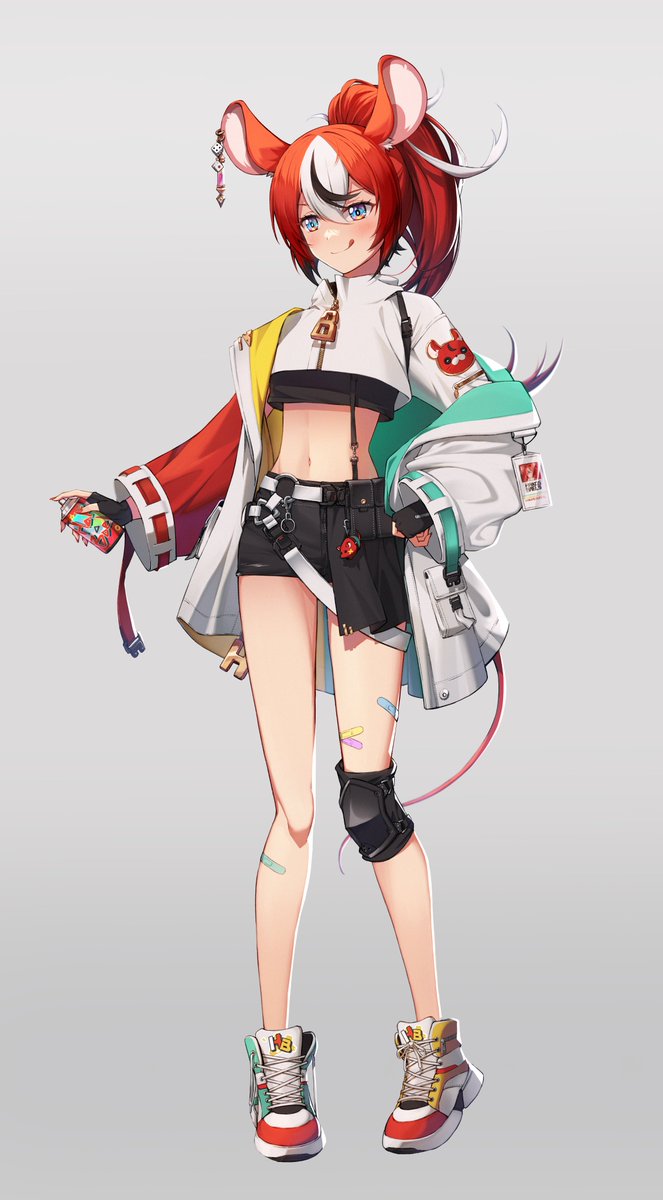ハコス・ベールズ 「techwear? Bae#BaelzBrush 」|コルセットのイラスト