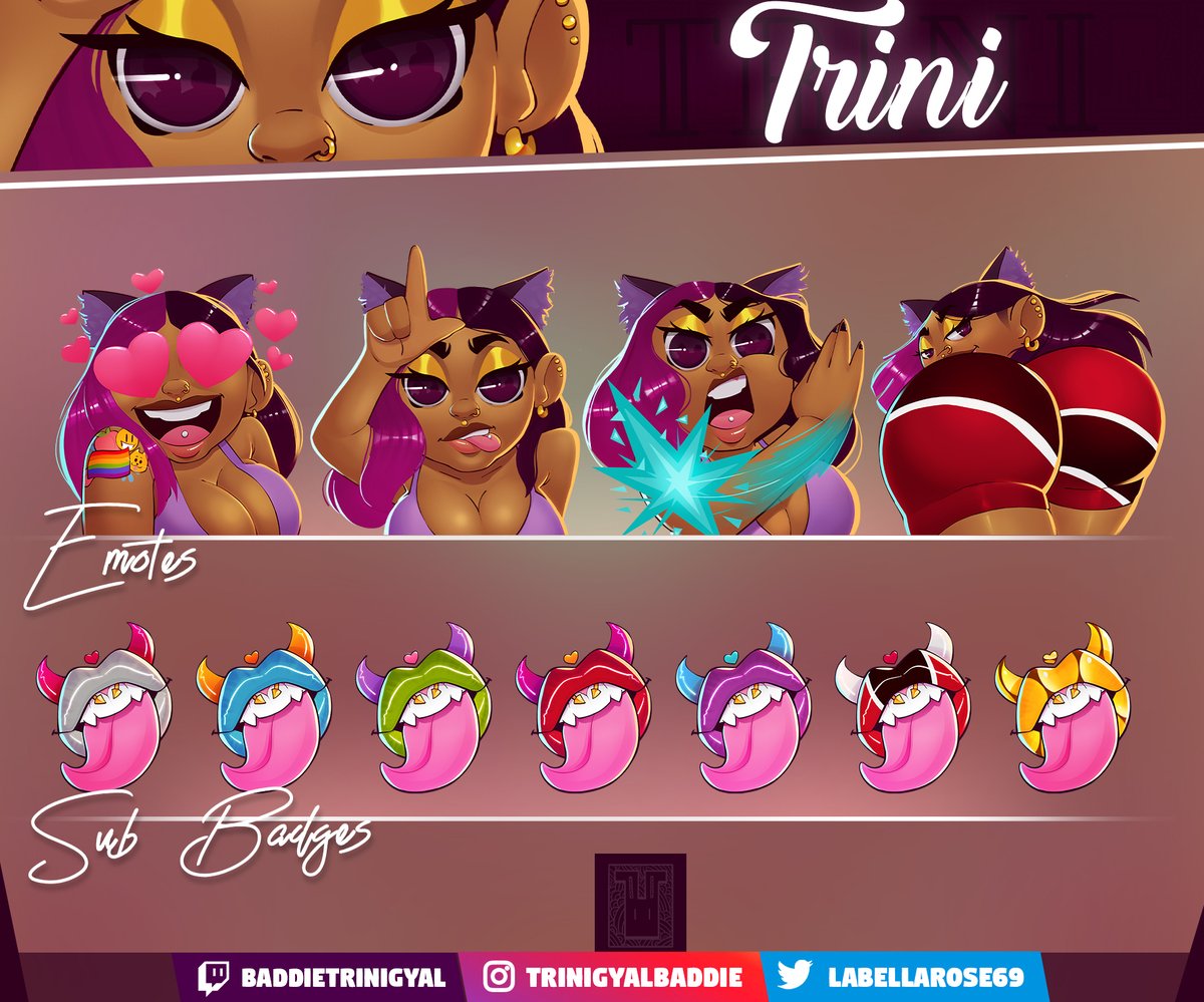 easy_for_prezi's tweet photo. Emotes and Sub-Badges done for the lovely @LaBellaRose69 thanks for being patient with me and thanks for the support ❤️❤️❤️

#itsEasy #EasyForPresident #Twitch #TwitchEmoteArtist  #twitchemotes https://t.co/H8kBvPJjVO