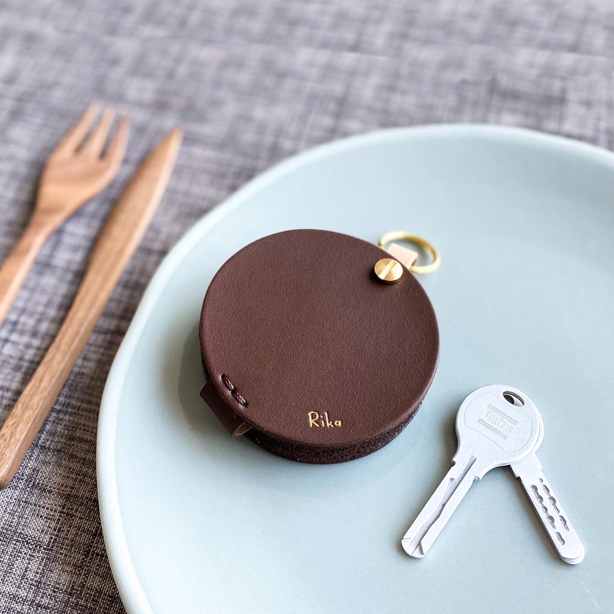 お肉。
じゃなくてキーケース🍴