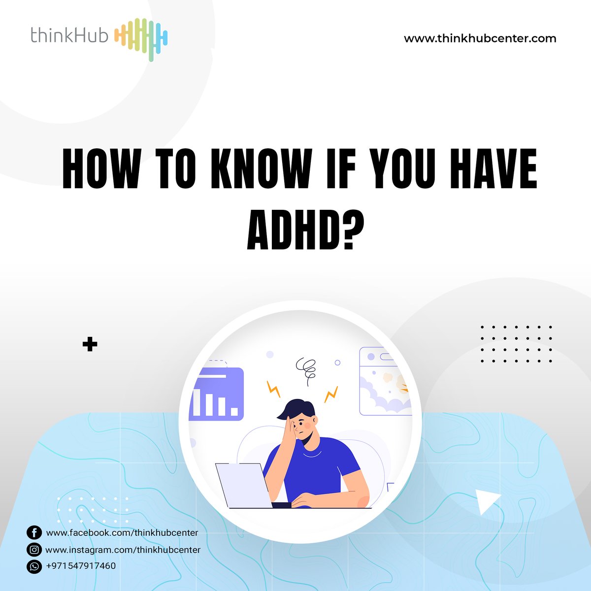ThinkHubCenter's tweet photo. How to know if you have ADHD?
Read here: https://t.co/PUdodEOHs7
Reach us at the Think Hub Center T: +971-4-345-7766.
#thinkhub #mindability #neurofeedback #brain #mentalpower #ADHD #dubai #brainhealth #neuroscience #braintraining #biofeedback #neuroplasticity #mentalhealth https://t.co/3FKhVNECqC
